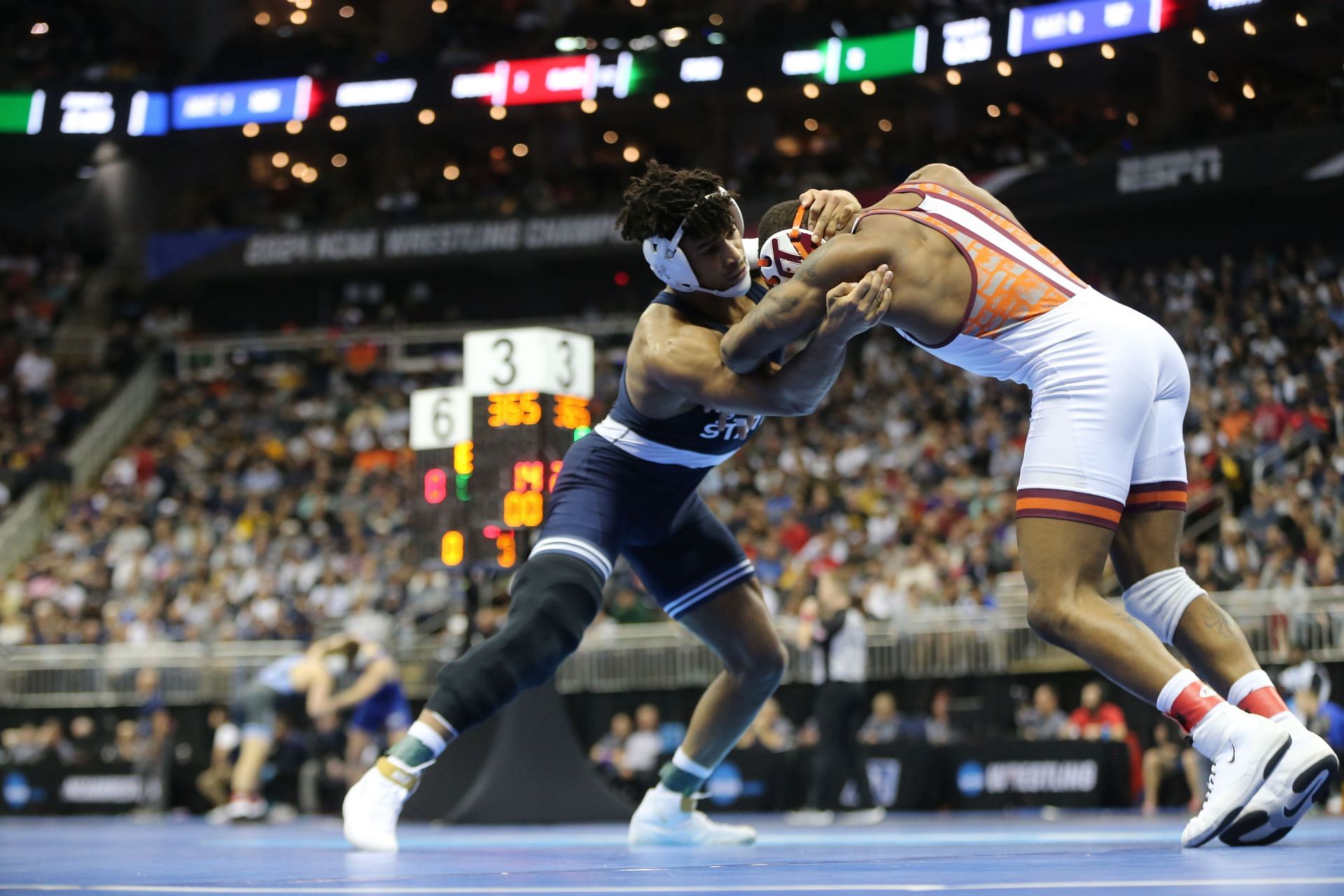 Carter Starocci talks about the reason why he came back for another attempt at the NCAA Championships [Image Source: Getty]