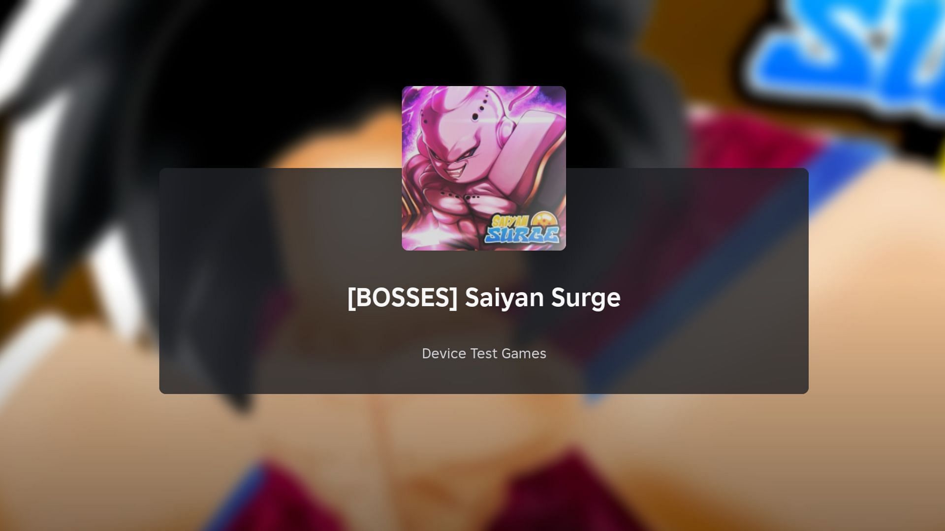 Saiyan Surge loading screen