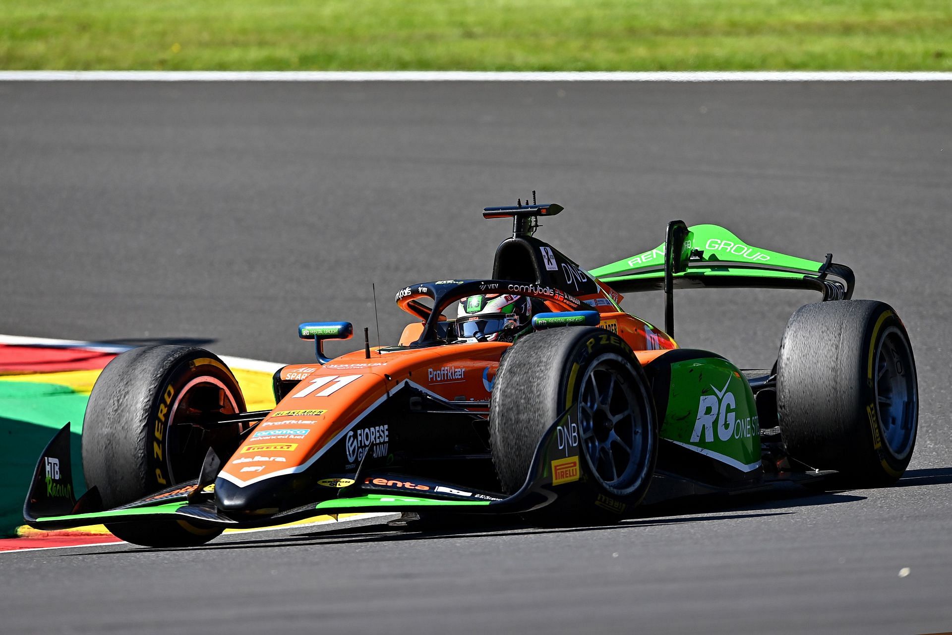 Dennis Hauger during the 2024 F2 Championship - Round 10 Spa-Francorchamps - Feature Race - Source: Getty