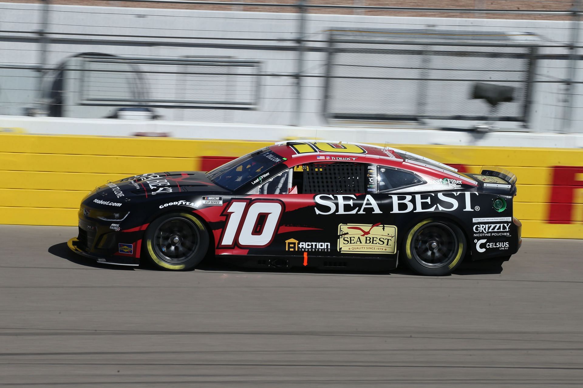 Ty Dillon (#10 Kaulig Racing Sea Best Chevrolet) during practice for the Pennzoil 400 NASCAR Cup Series race on March 15, 2025, at Las Vegas Motor Speedway in Las Vegas, NV. - Source: Getty