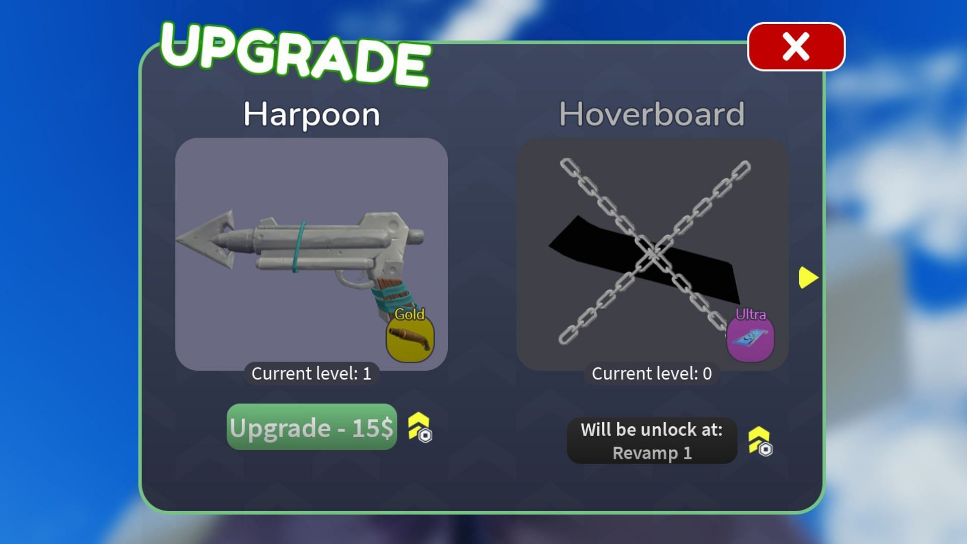 Upgrade your weapons in Zombie Business Simulator (Image via Roblox)