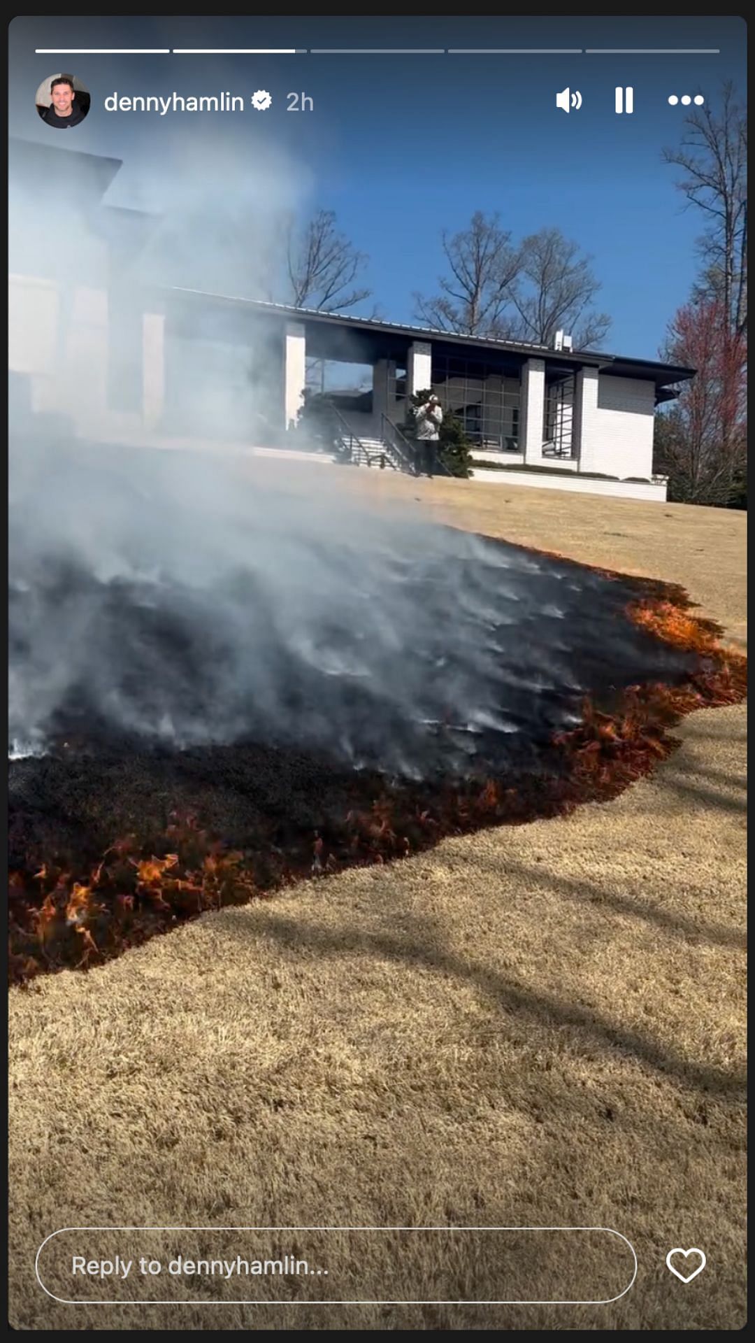 Denny Hamlin&#039;s story - Source: via @dennyhamlin on Instagram