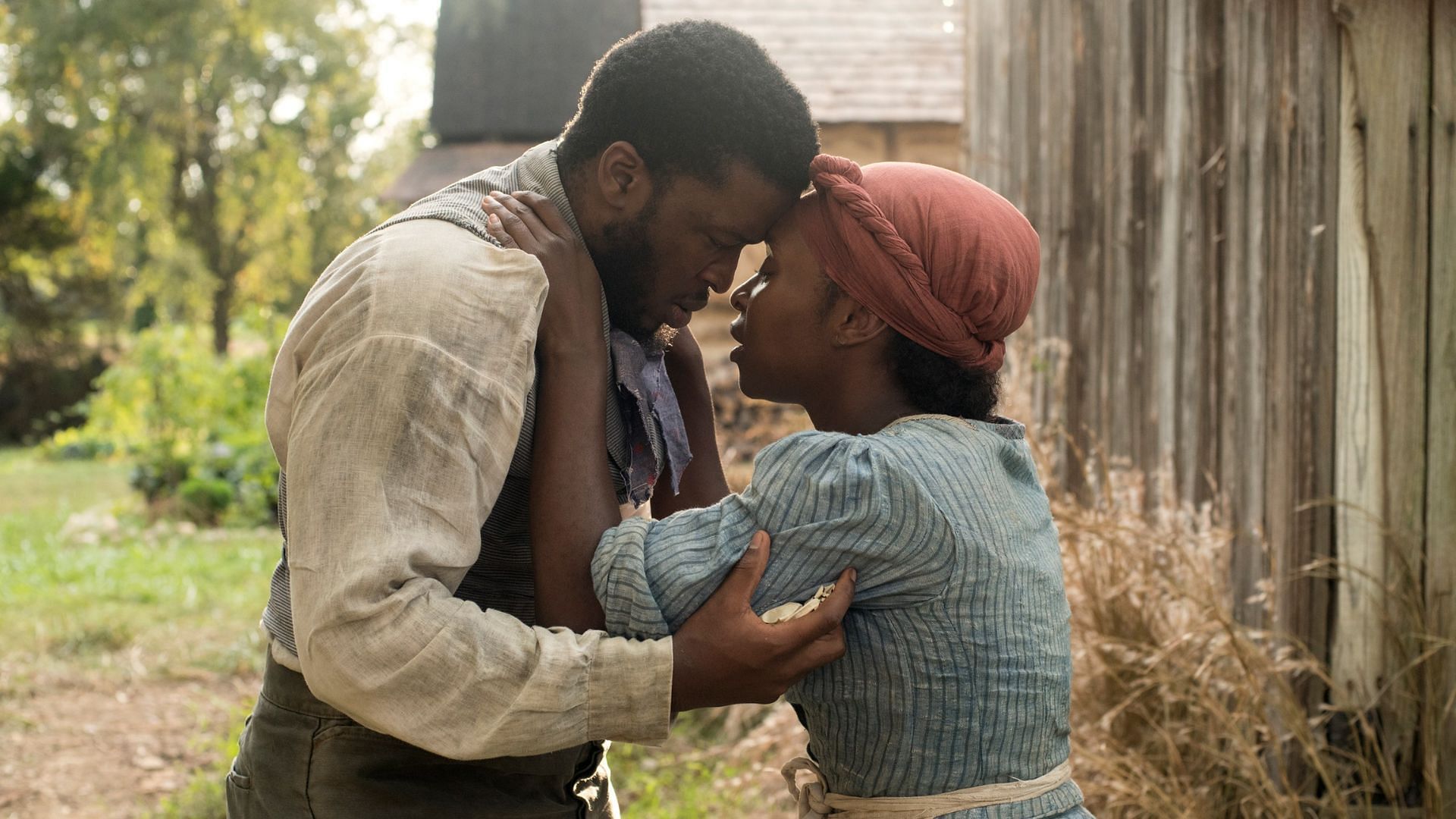 Zackary Momoh and Cynthia in Harriet (Image via Alamy)