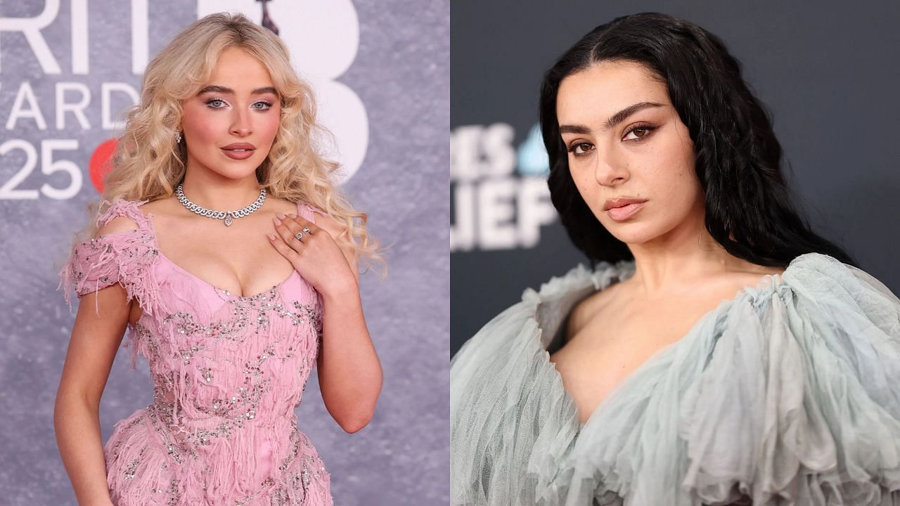 L to R: Sabrina Carpenter and Charli XCX (both images via Getty)