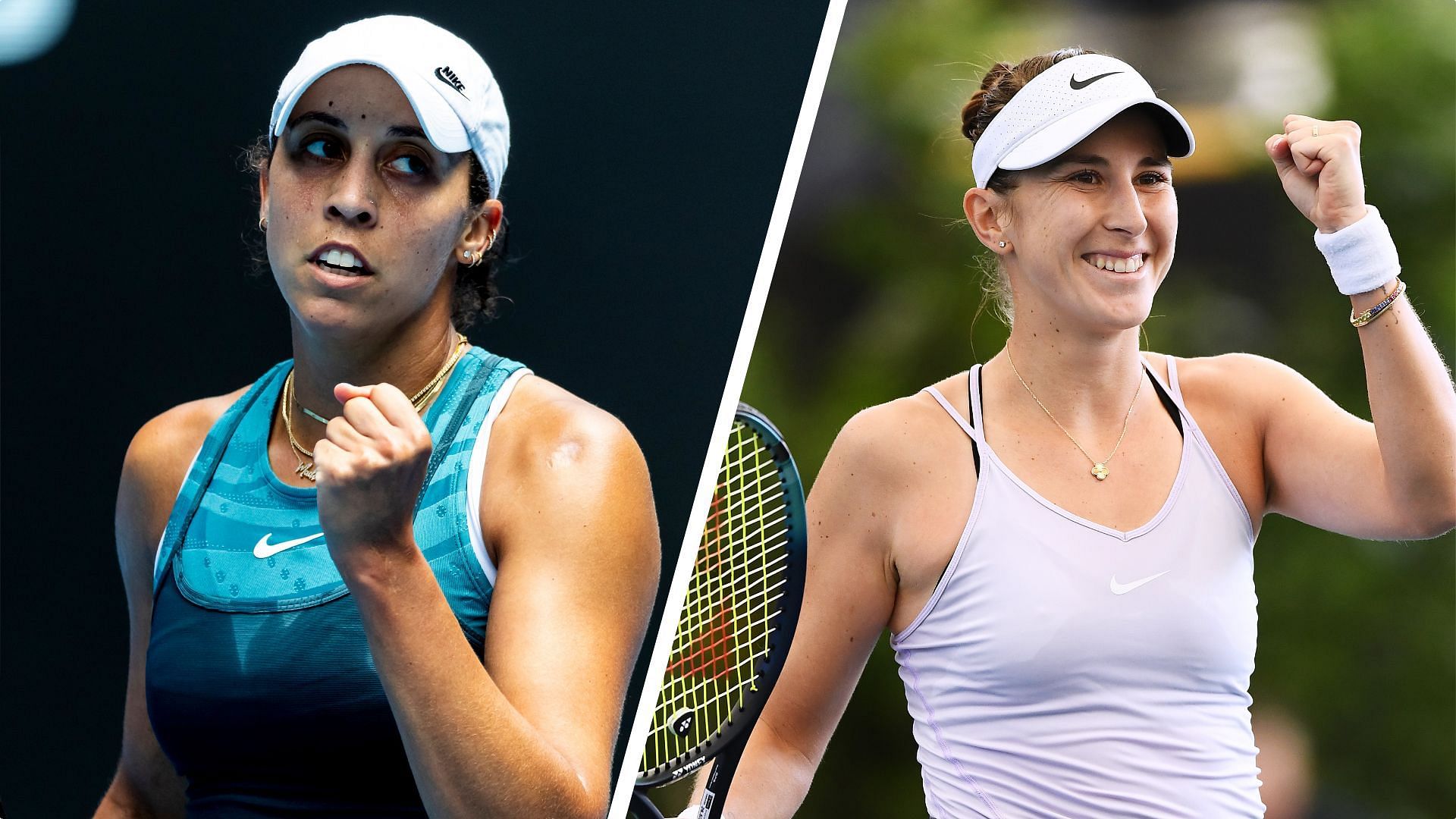 Madison Keys and Belinda Bencic are level 2-2 in their head-to-head record. (Image credits: Getty)