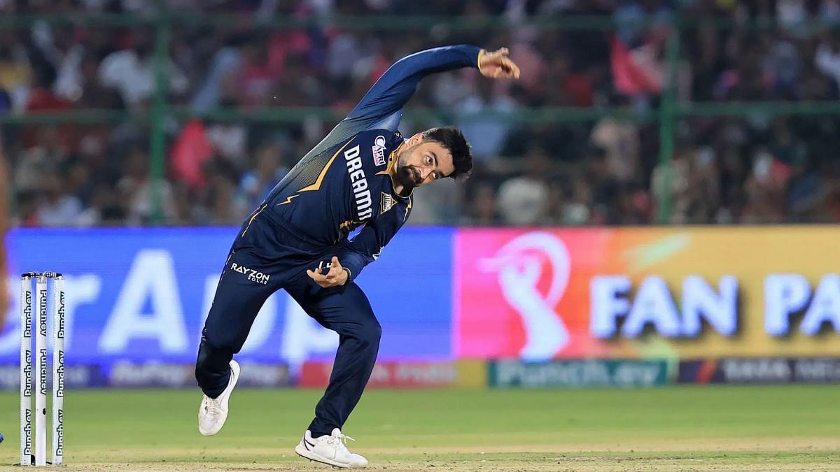 गुजरात टाइटंस के स्पिन गेंदबाज राशिद खान (Photo Credit_Getty)