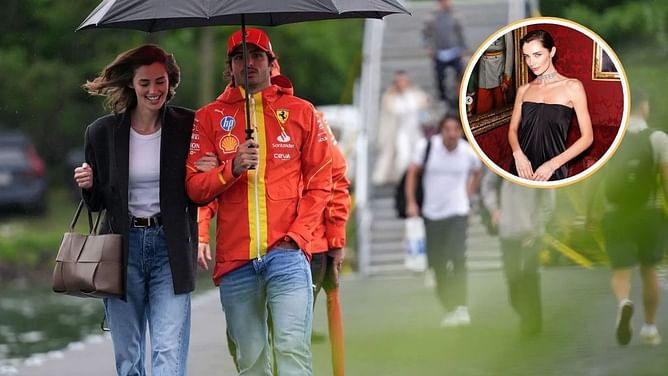 Carlos Sainz drops his reaction on partner Rebecca Donaldson's post on social media