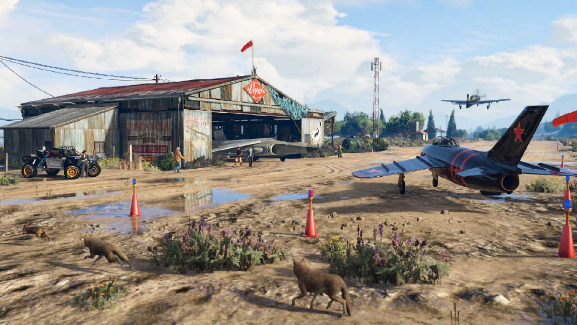 Promotional still for the GTA Online Oscar Guzman Flies Again update (Image via Rockstar Games)