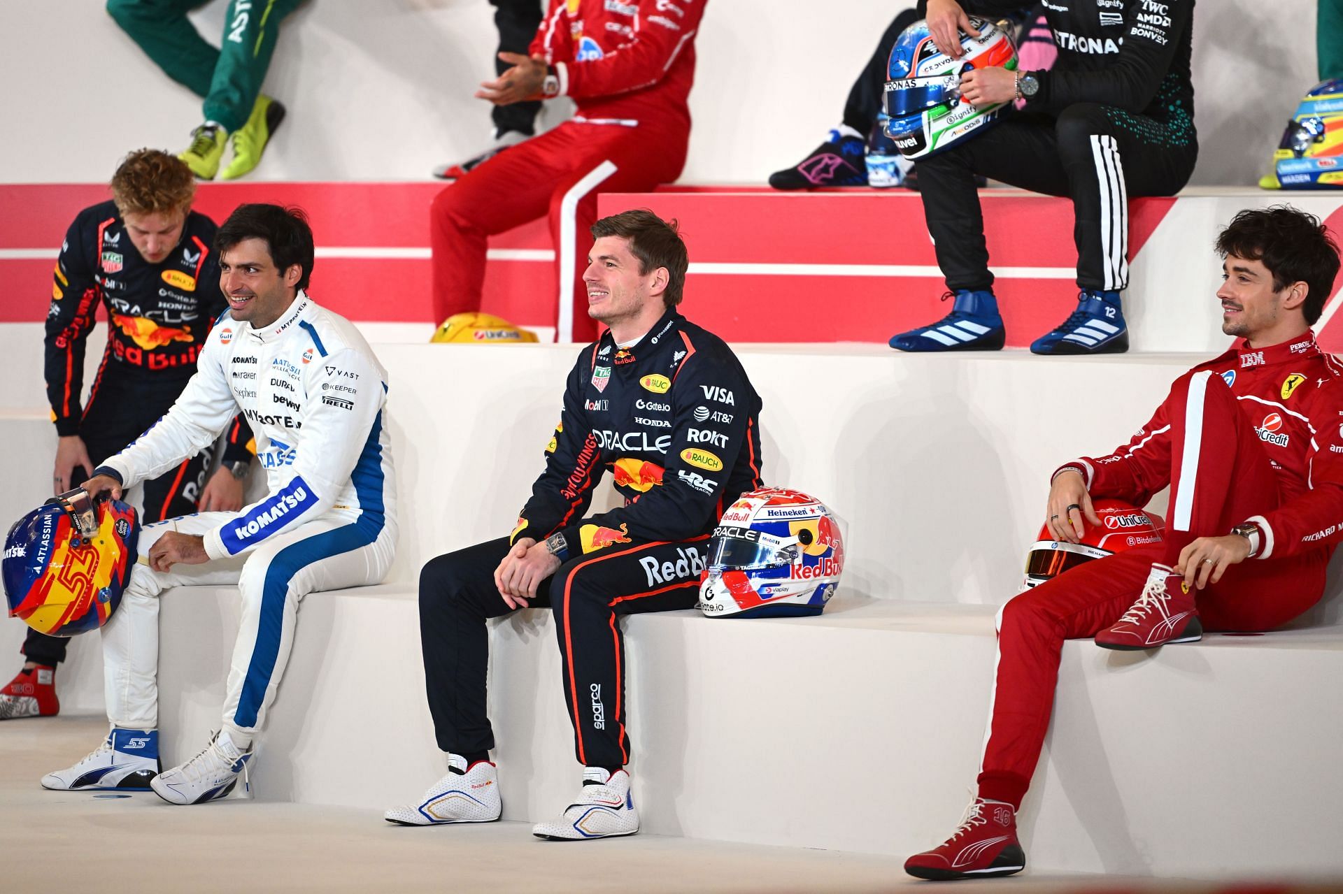 Formula 1 Testing in Bahrain - Drivers Photocall - Source: Getty