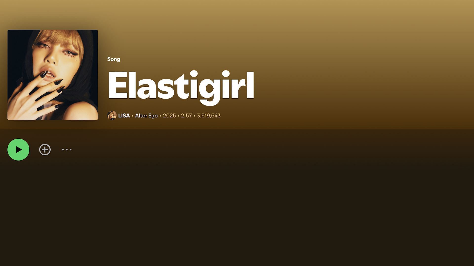 Track 3 on &#039;Alter Ego&#039; (Image via Spotify)