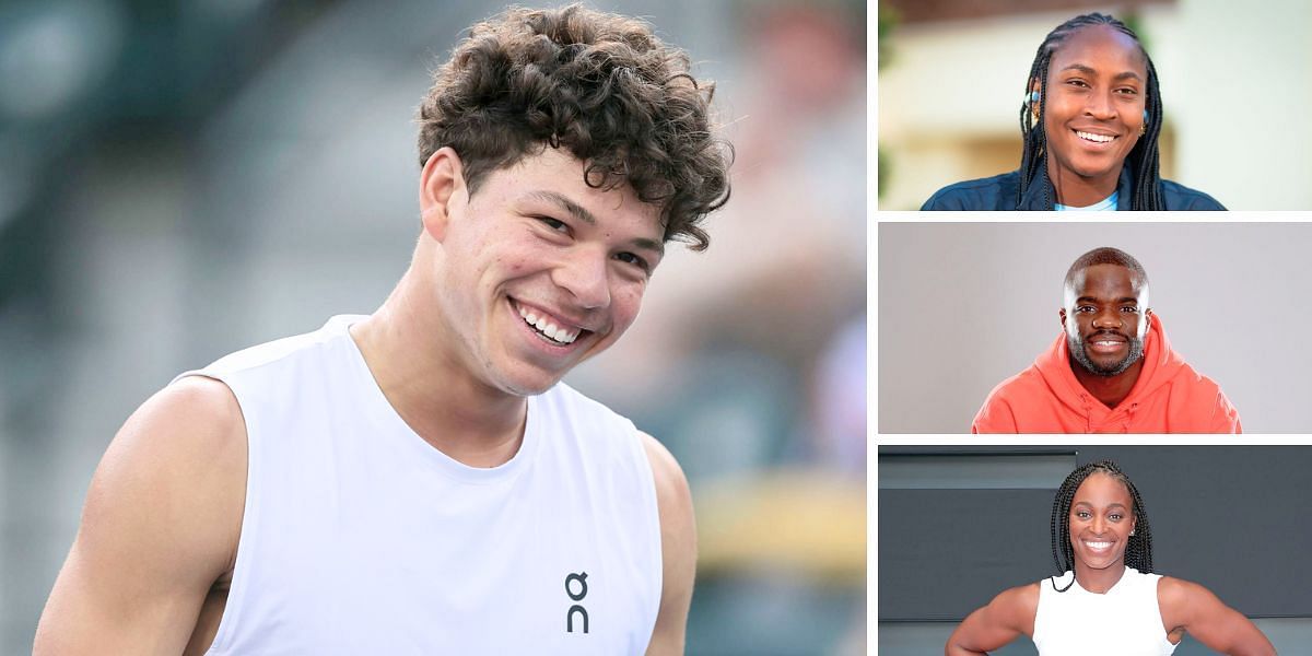 Coco Gauff, Frances Tiafoe &amp; Sloane Stephens reacts to Ben Shelton&quot; hard launching his girlfriend [Image Source: Getty Images]