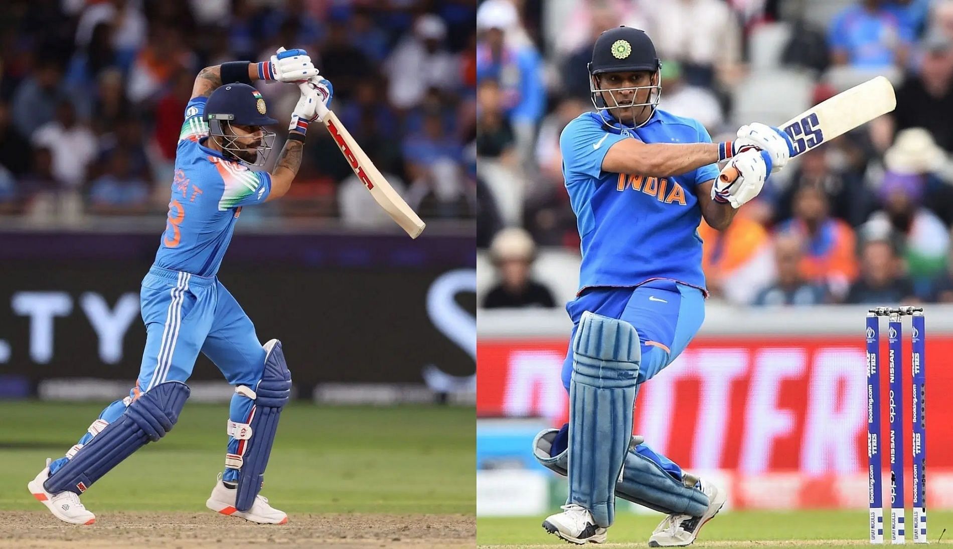 Virat Kohli, MS Dhoni 