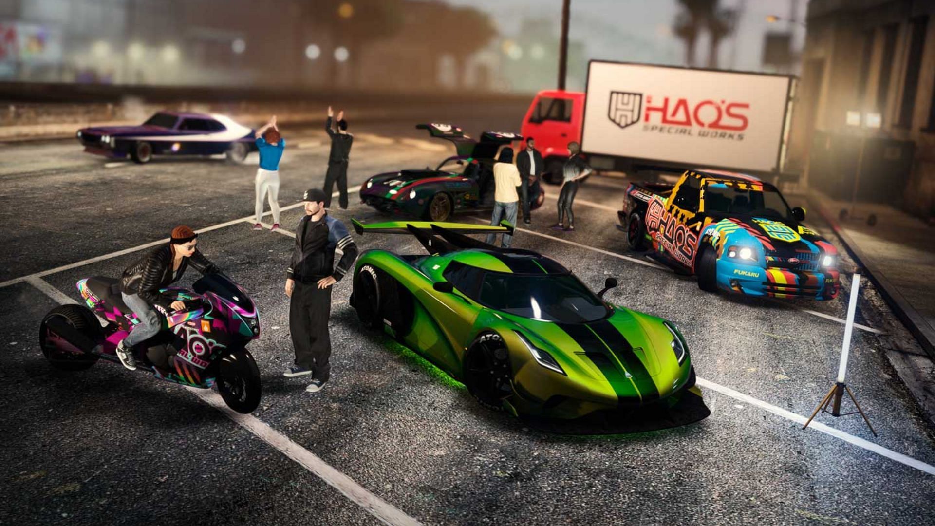 GTA 5 Enhanced vs Legacy: Another promotional still of the upcoming version (Image via Rockstar Games)