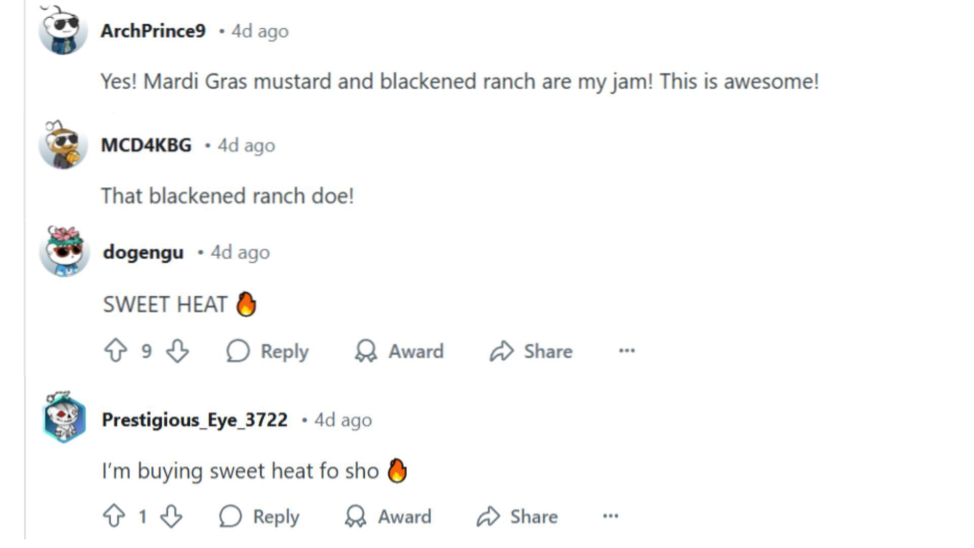 Redditors react to the news of the sauce launch (Image via Reddit/r/Popeyes)