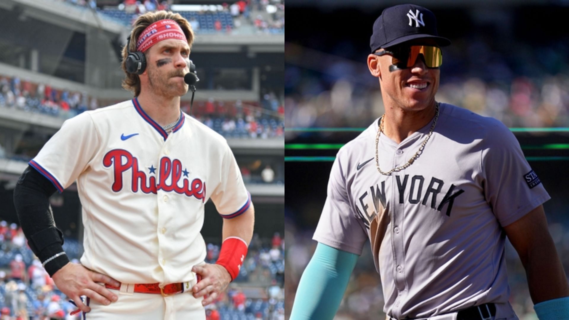 Philadelphia Phillies Slugger Bryce Harper &amp; New York Yankees Slugger Aaron Judge