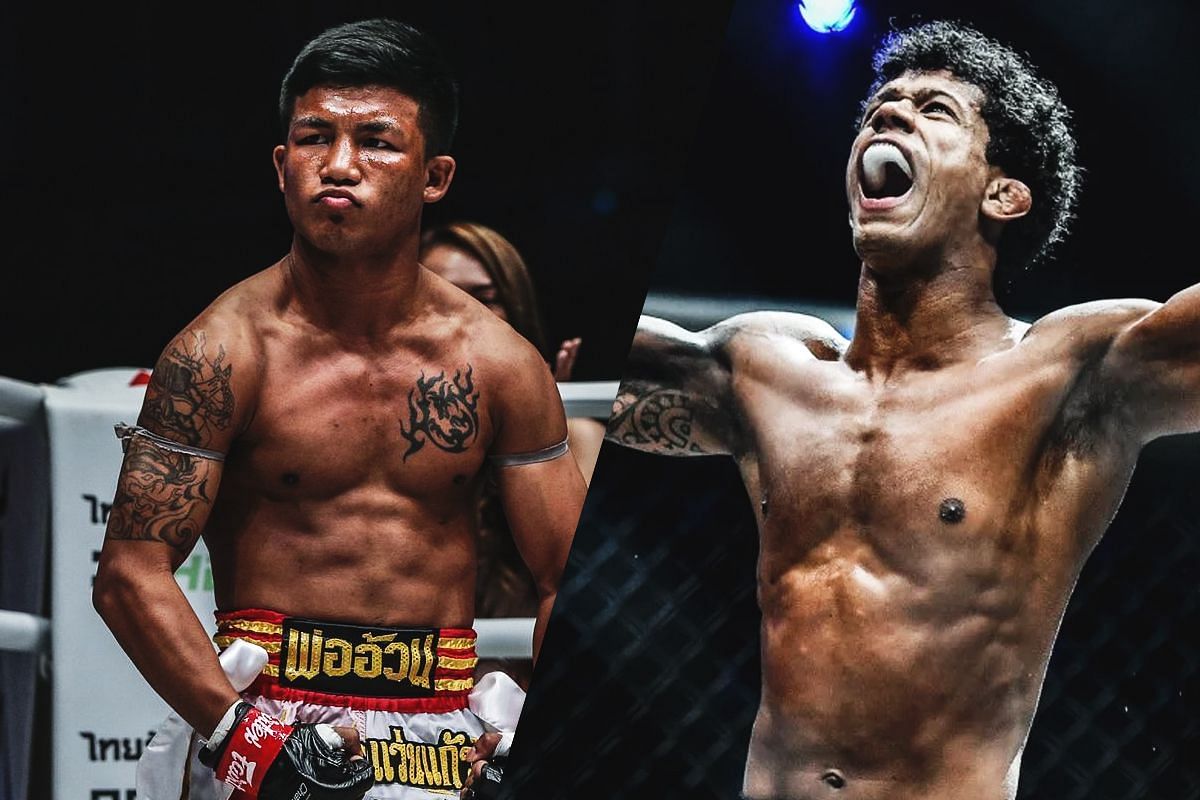 Rodtang (left) and Adriano Moraes (right). [Photos from ONE Championship]