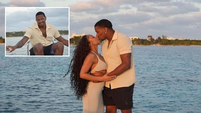 Falcons QB Michael Penix Jr. confesses his love for fiancee Olivia Carter