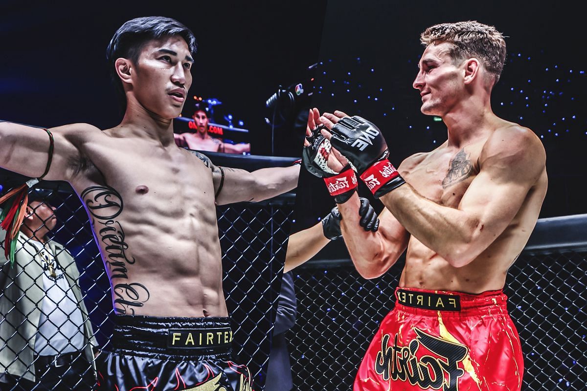 Tawanchai PK Saenchai and Nico Carrillo - Photo by ONE Championship