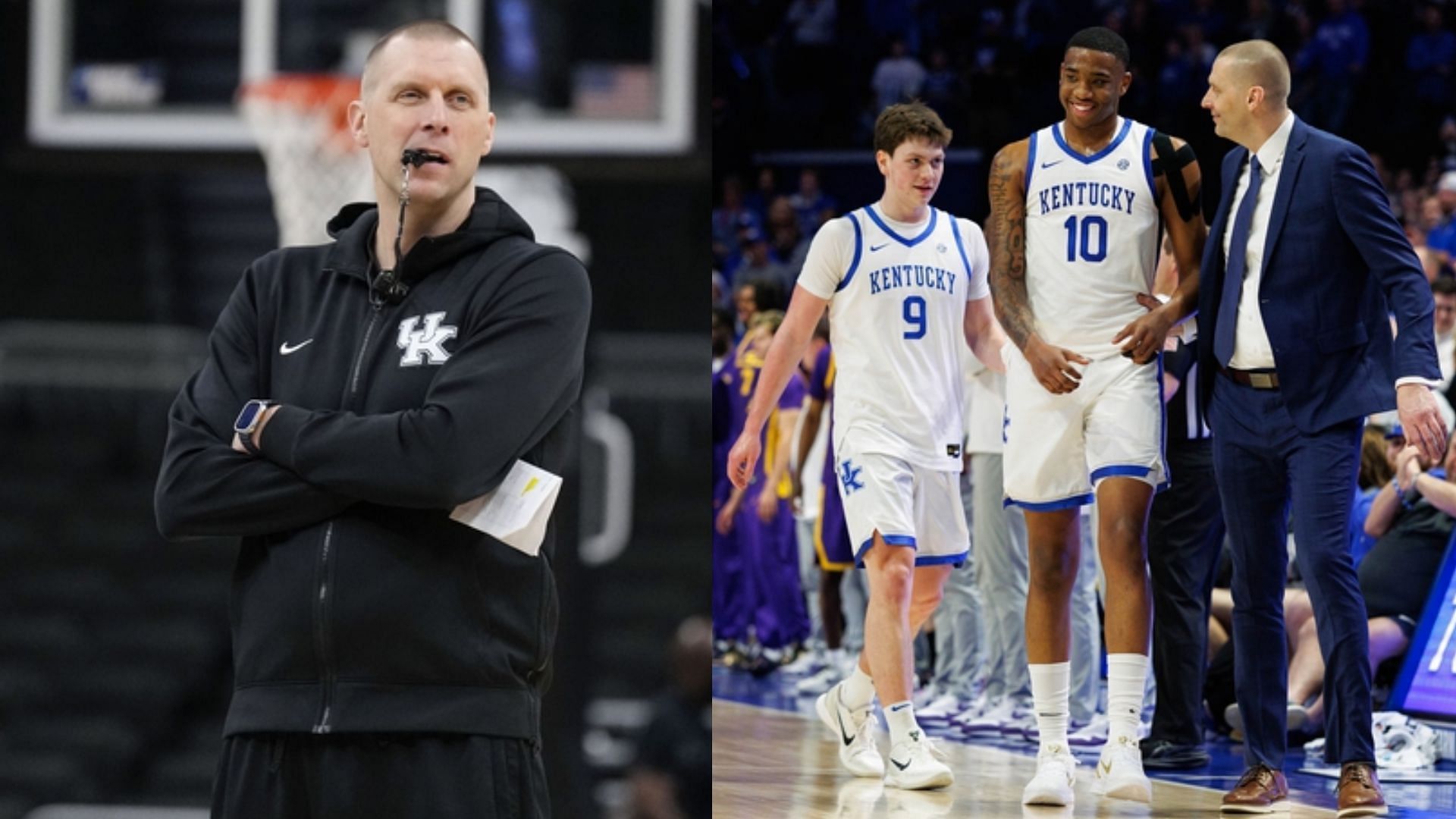 Kentucky coach Mark Pope and his Wildcats team