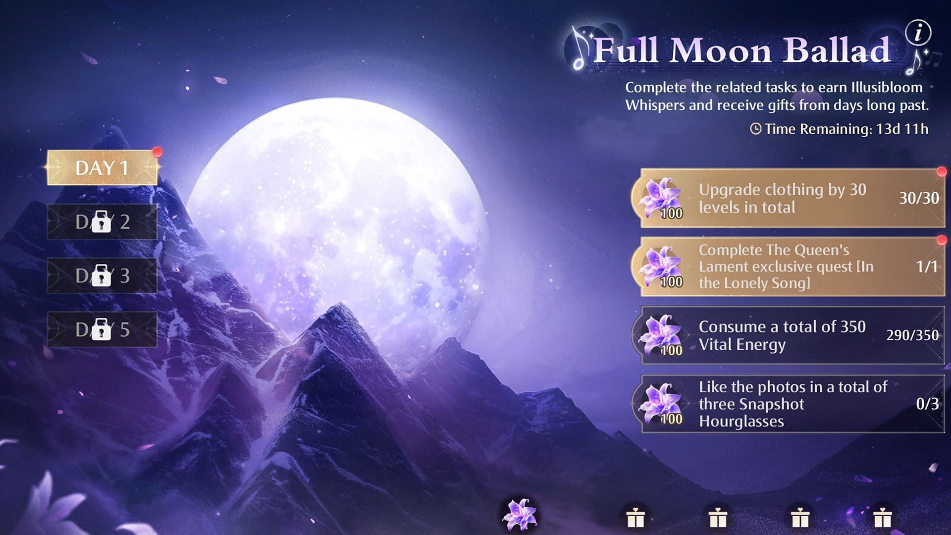 Walkthrough for the Full Moon Ballad event (Image via Sportskeeda Gaming/Infold Games)