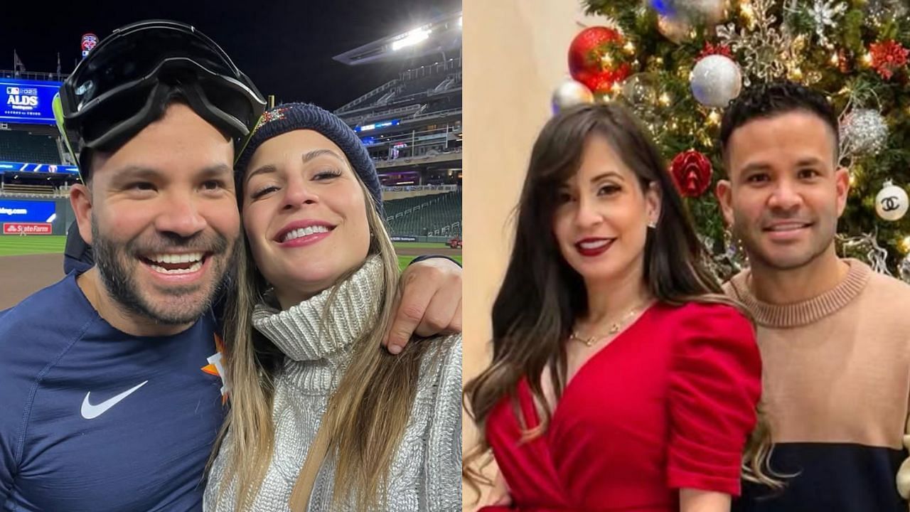 Jose Altuve with his wife, Nina (Images from - Instagram.com/@neenaaltuve27)