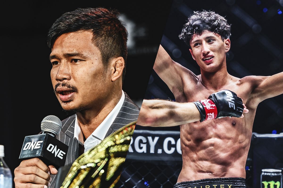 Superlek Kiatmoo9 and Nabil Anane - Photo by ONE Championship