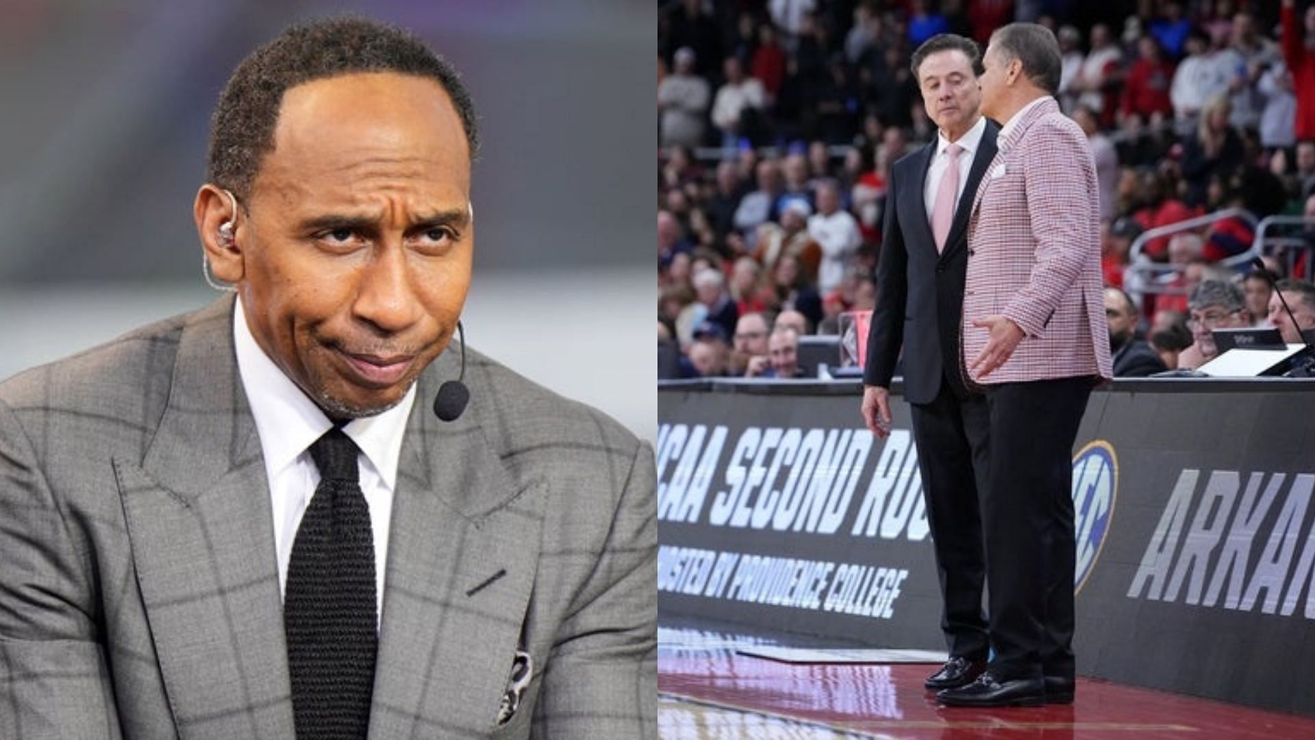 ESPN host Stephen A. Smith; St. John