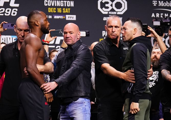 Claiming that he "made him too much money," Colby Covington feels Leon Edwards should "hang" his gloves up