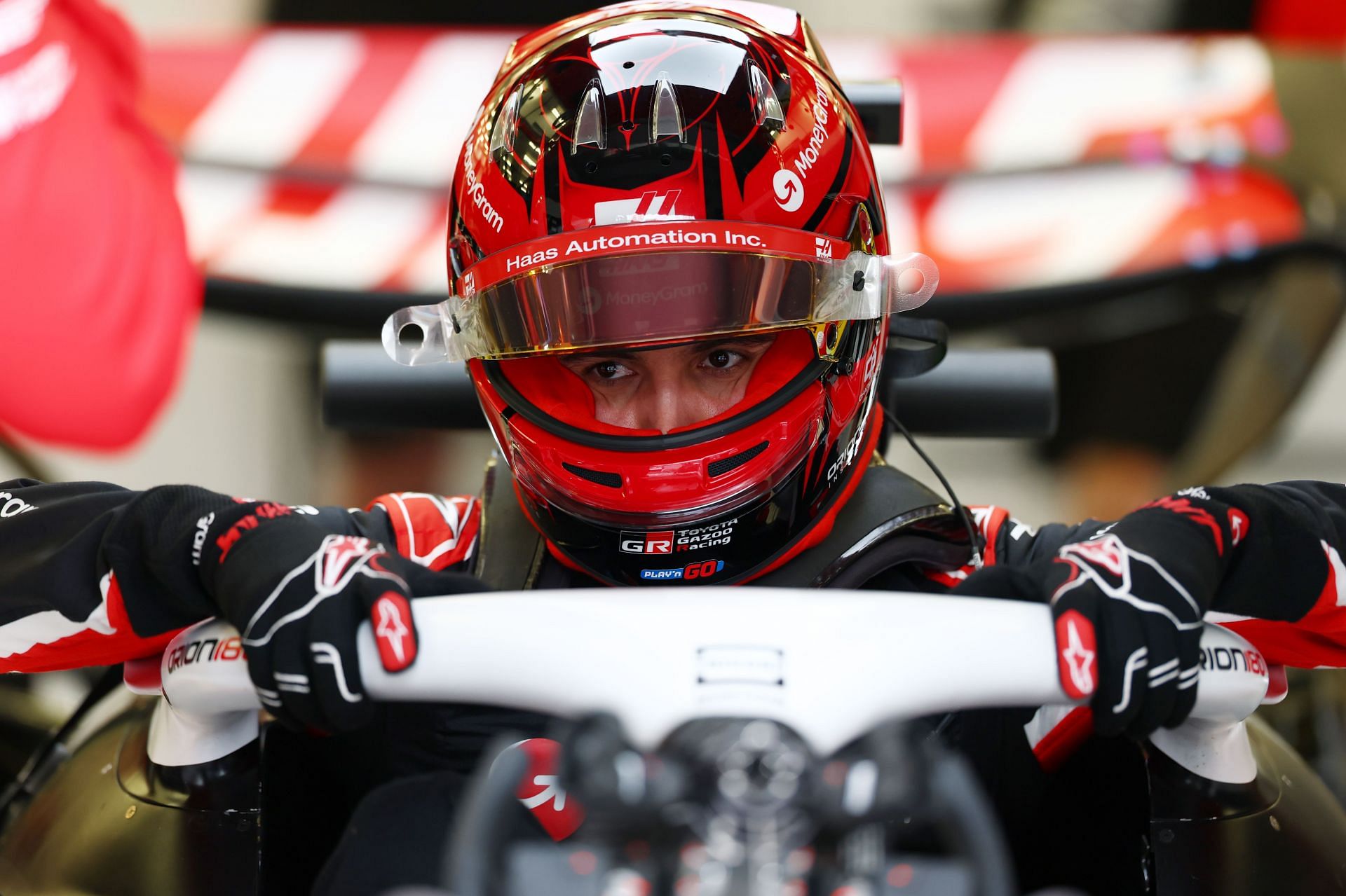 Esteban Ocon at the Formula 1 Testing in Bahrain - Day 2 - Source: Getty