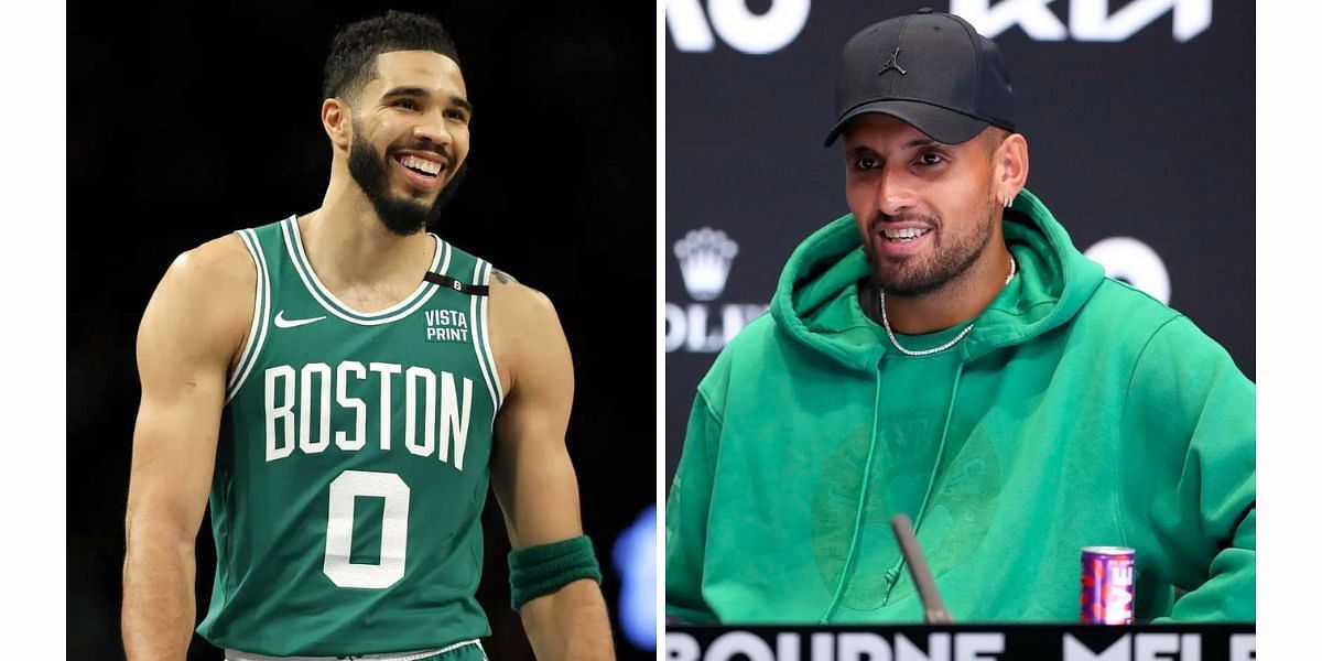 Nick Kyrgios Jayson Tatum (Source: Getty)