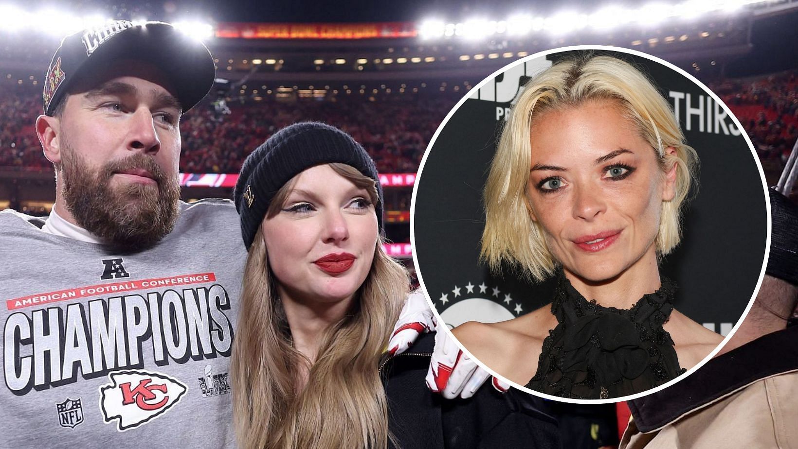 Travis Kelce provides emotional support to Taylor Swift after Jaime King lost custody battles (Image Credit: Getty)