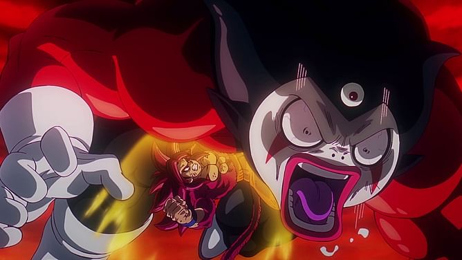 Ukiyo-e style SSJ4 Goku vs Gomah fanart is what Dragon Ball fans were "waiting to see cooked"