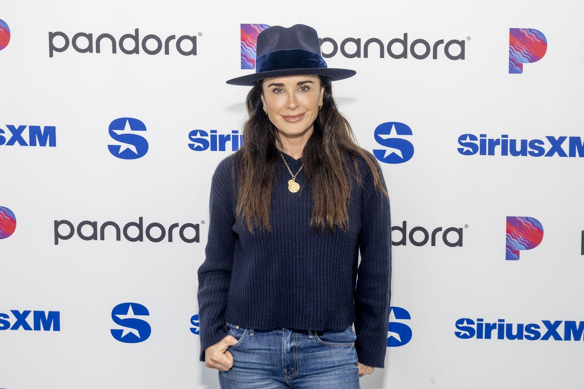 Kyle Richards And Megan Weaver Visit The SiriusXM Studio - Source: Getty