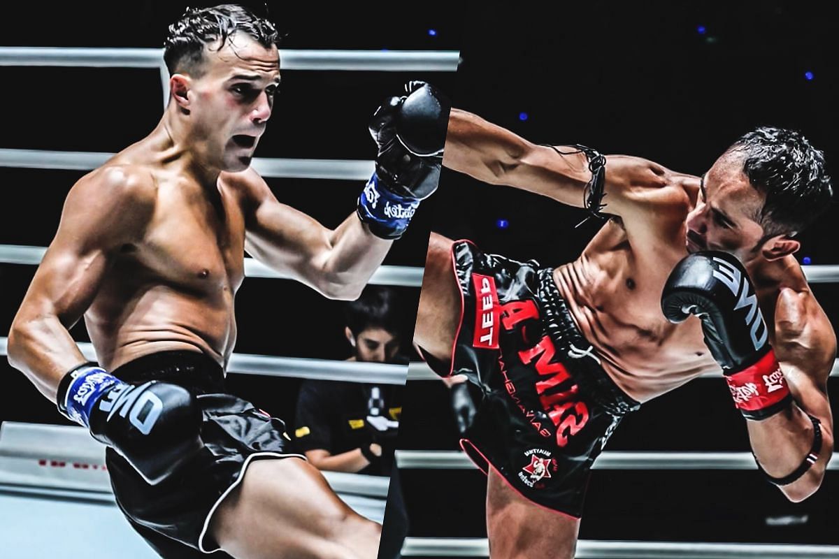 Jonathan Di Bella (left) and Sam-A (right). [Photos from ONE Championship]