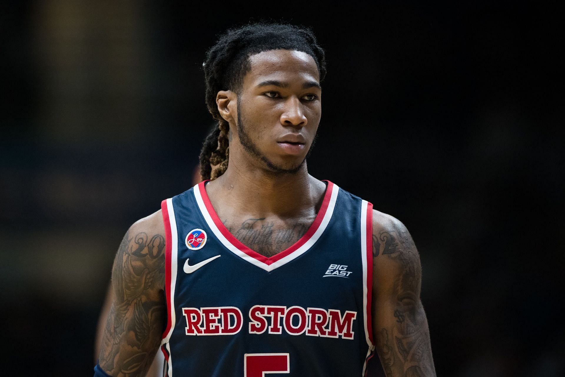 COLLEGE BASKETBALL: St. John&#039;s star Deivon Smith - Source: Getty