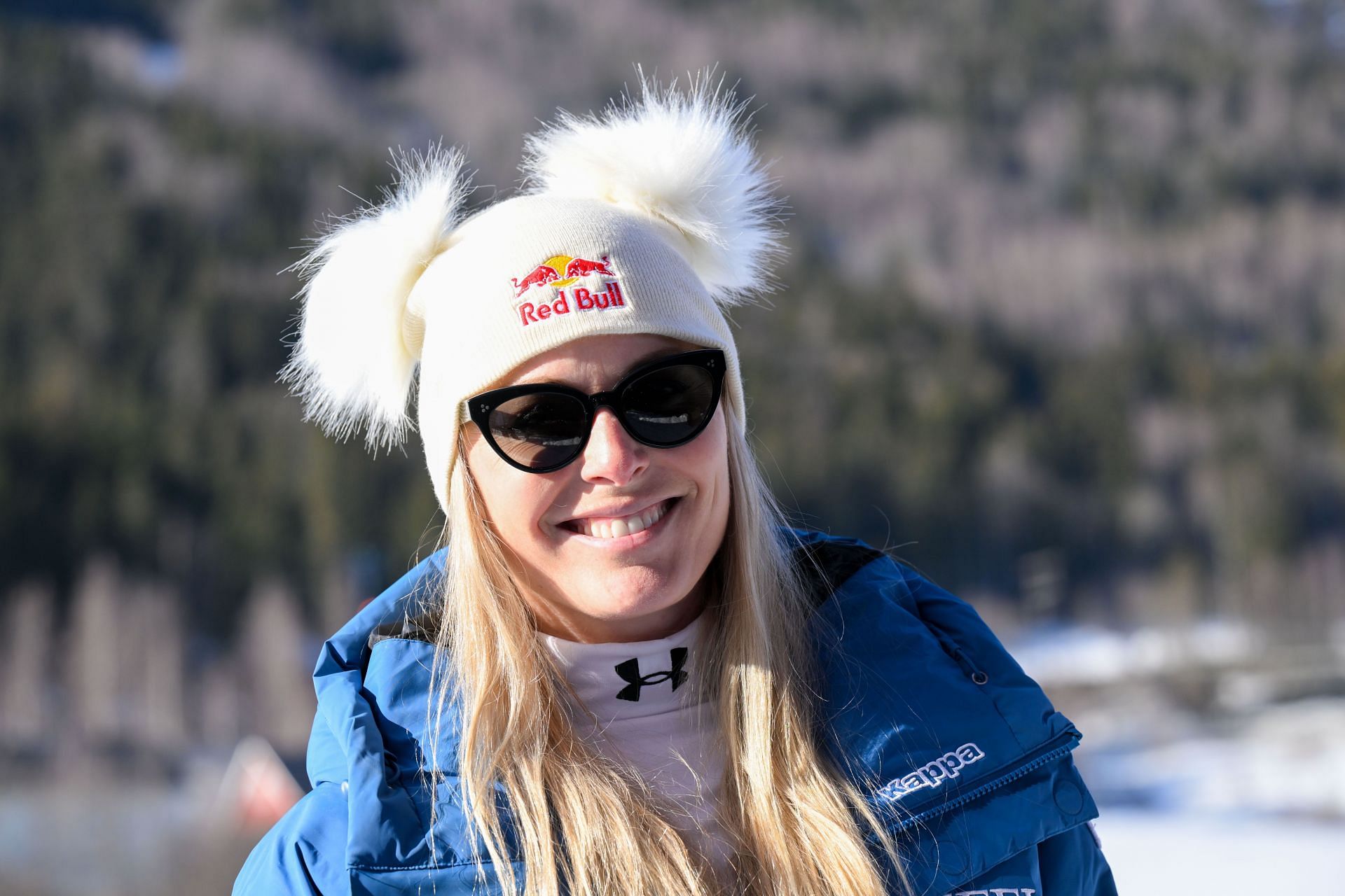 Lindsey Vonn of Team United States during the Audi FIS Alpine Ski World Cup Women&#039;s Downhill in Kvitfjell, Norway. (Photo by Getty Images)