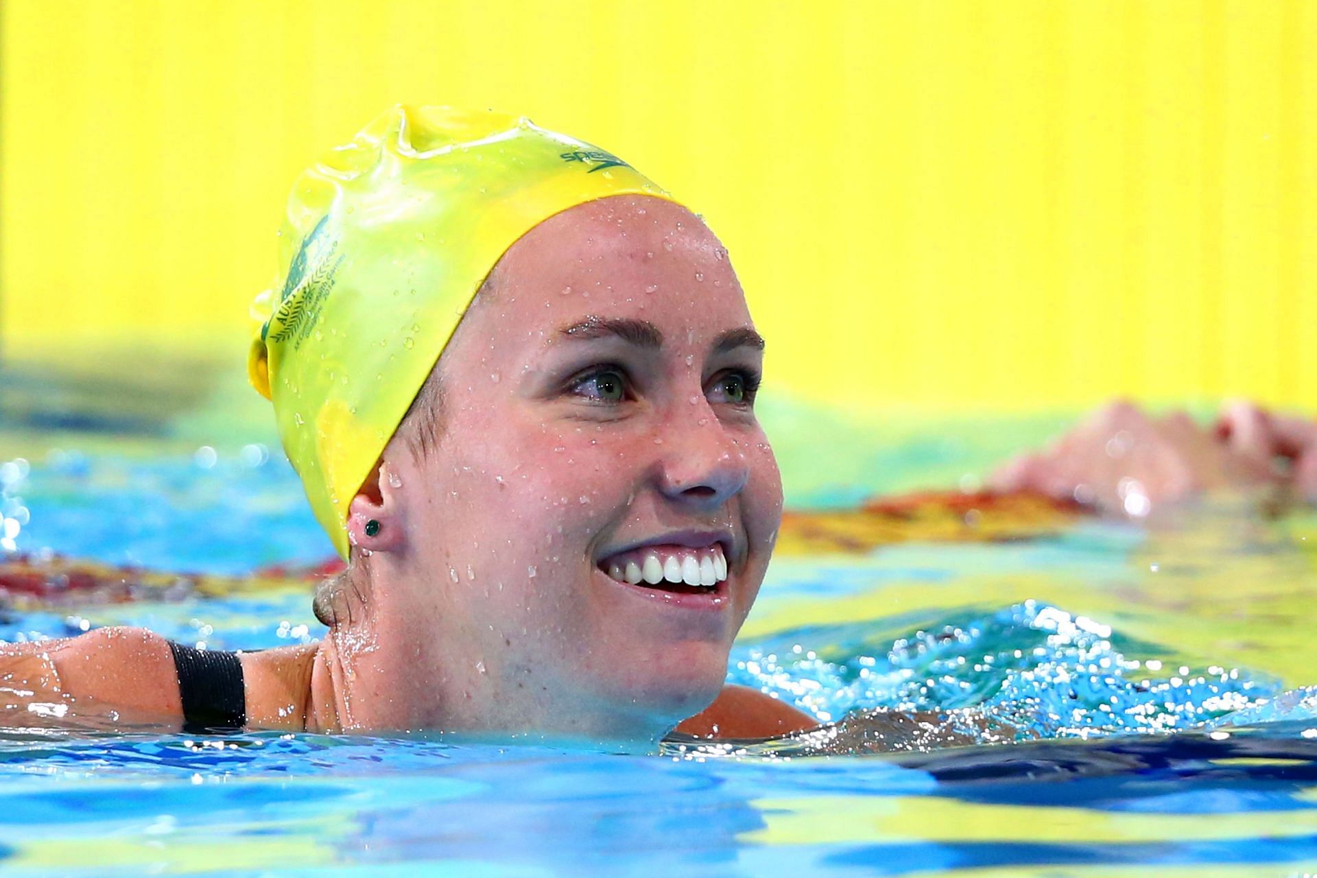 McKeon during the 200m freestyle finals on the day 1 of the 2014 Commonwealth Games in Glasgow (Image via: Getty Images)