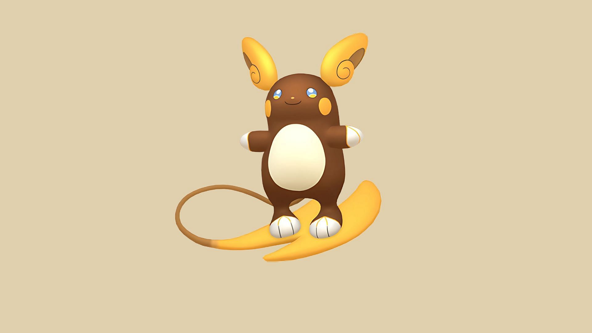 Shiny Alolan Raichu (Image via The Pokemon Company)