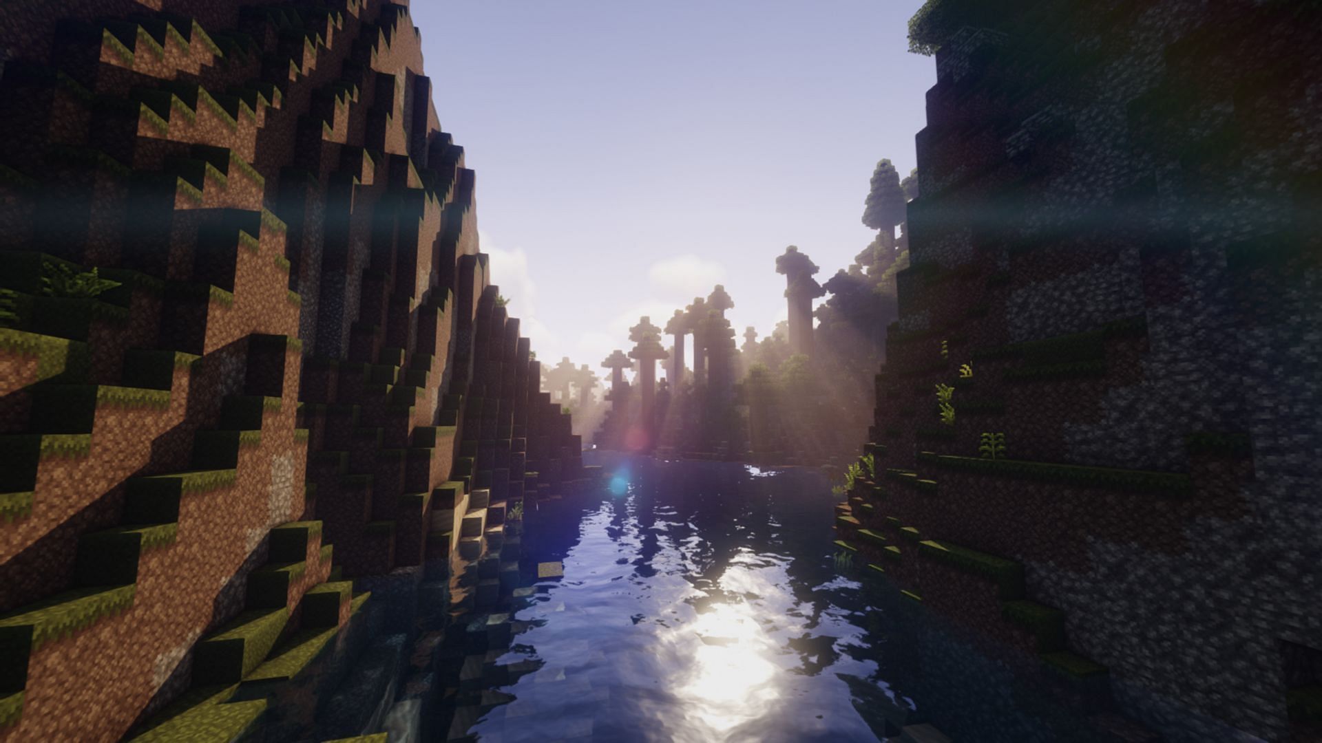 Iris and Optfine can radically transform how your Minecraft world looks (Image via Sportskeeda Gaming || Mojang Studios)