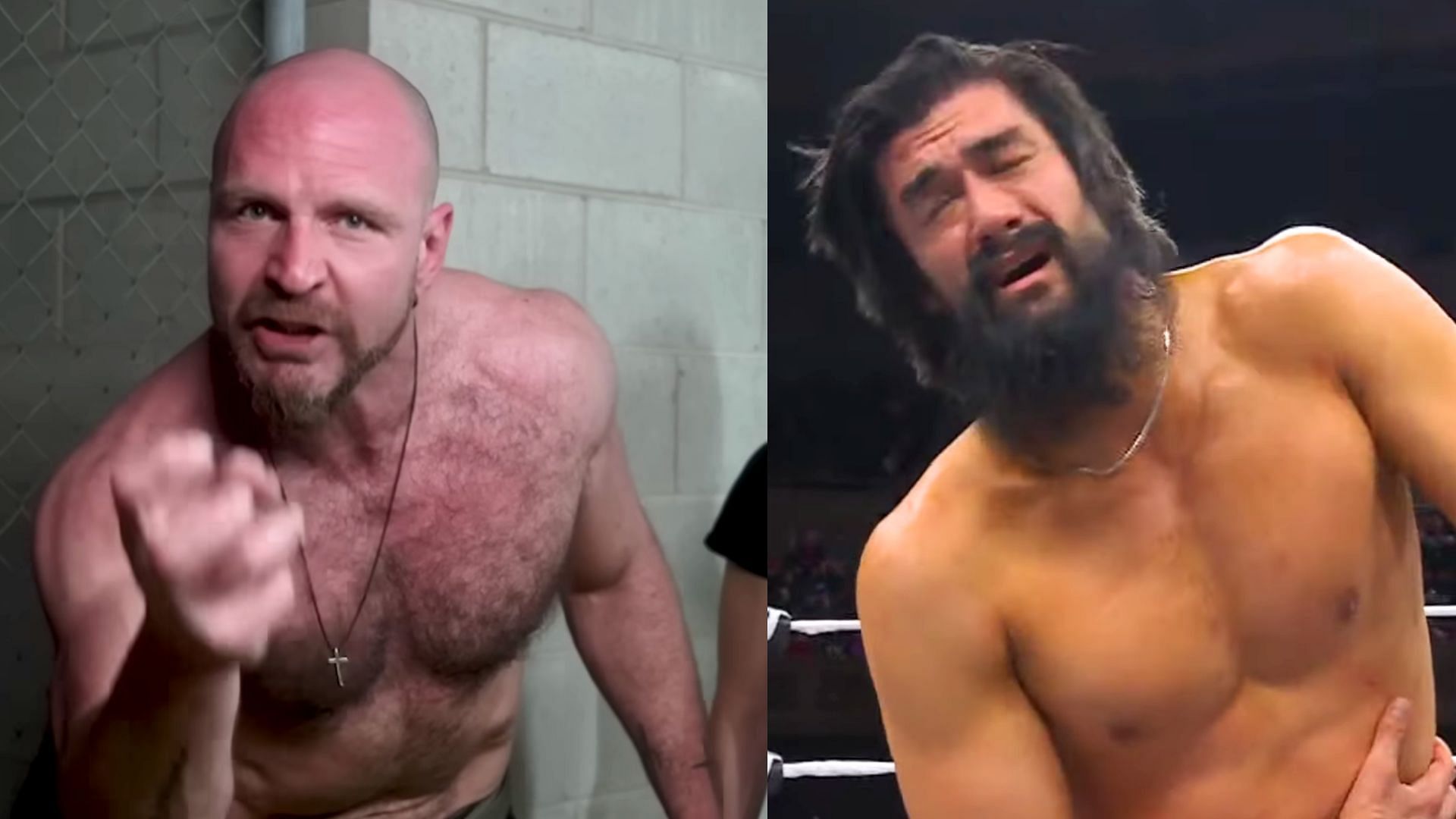 Jon Moxley (Left) and Wheeler Yuta (Right) (Image via AEW YouTube) 