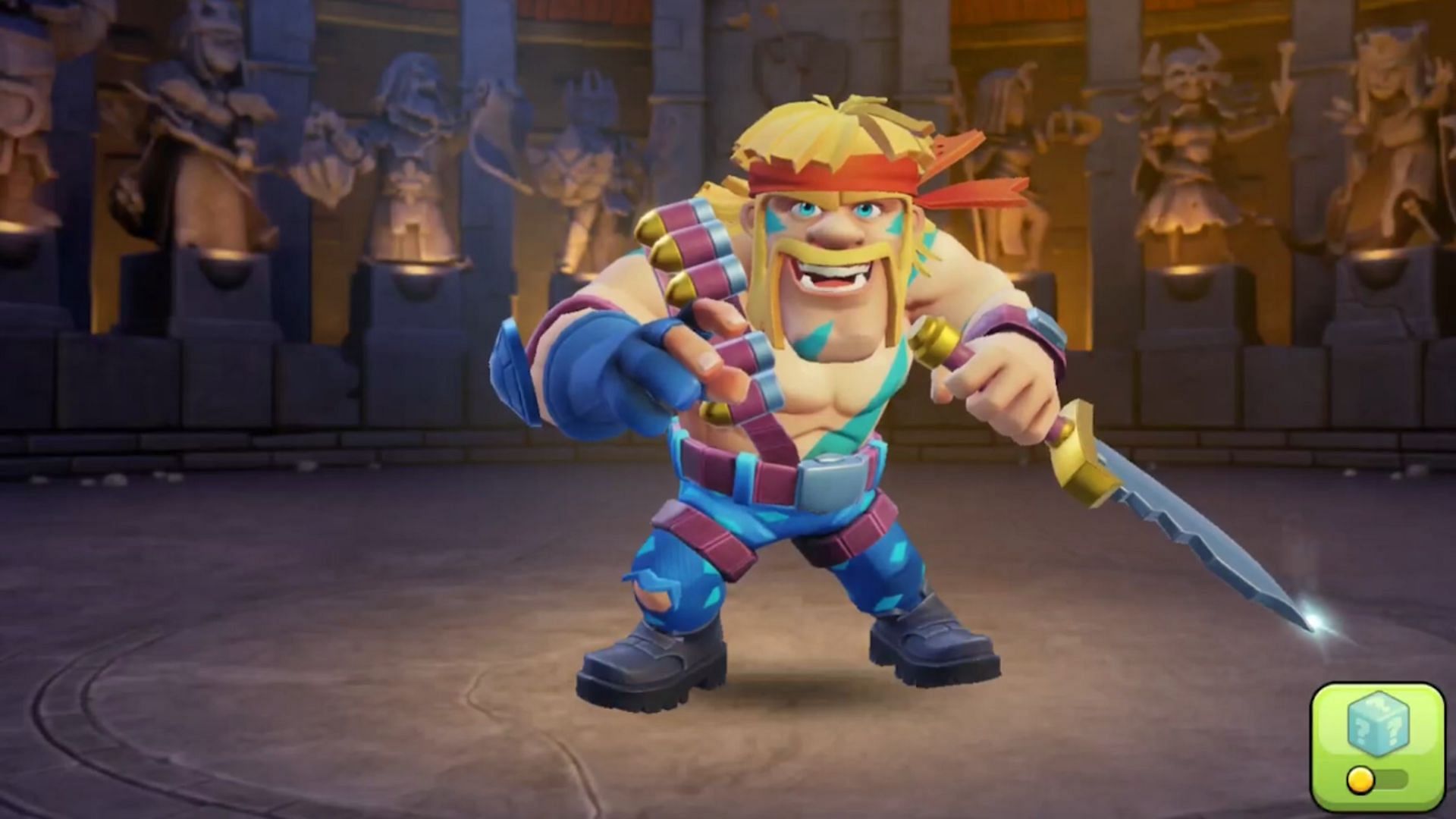 Front view of the Barbarian King (Image via Supercell)