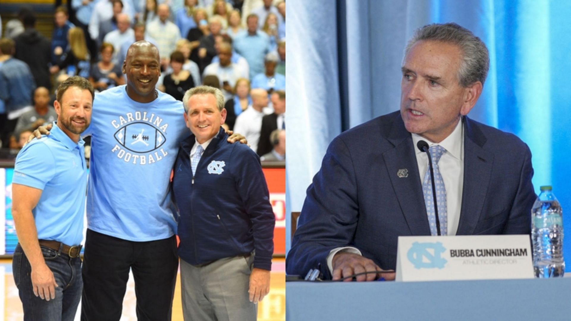 North Carolina athletic director Bubba Cunningham (Image Source: IMAGN)