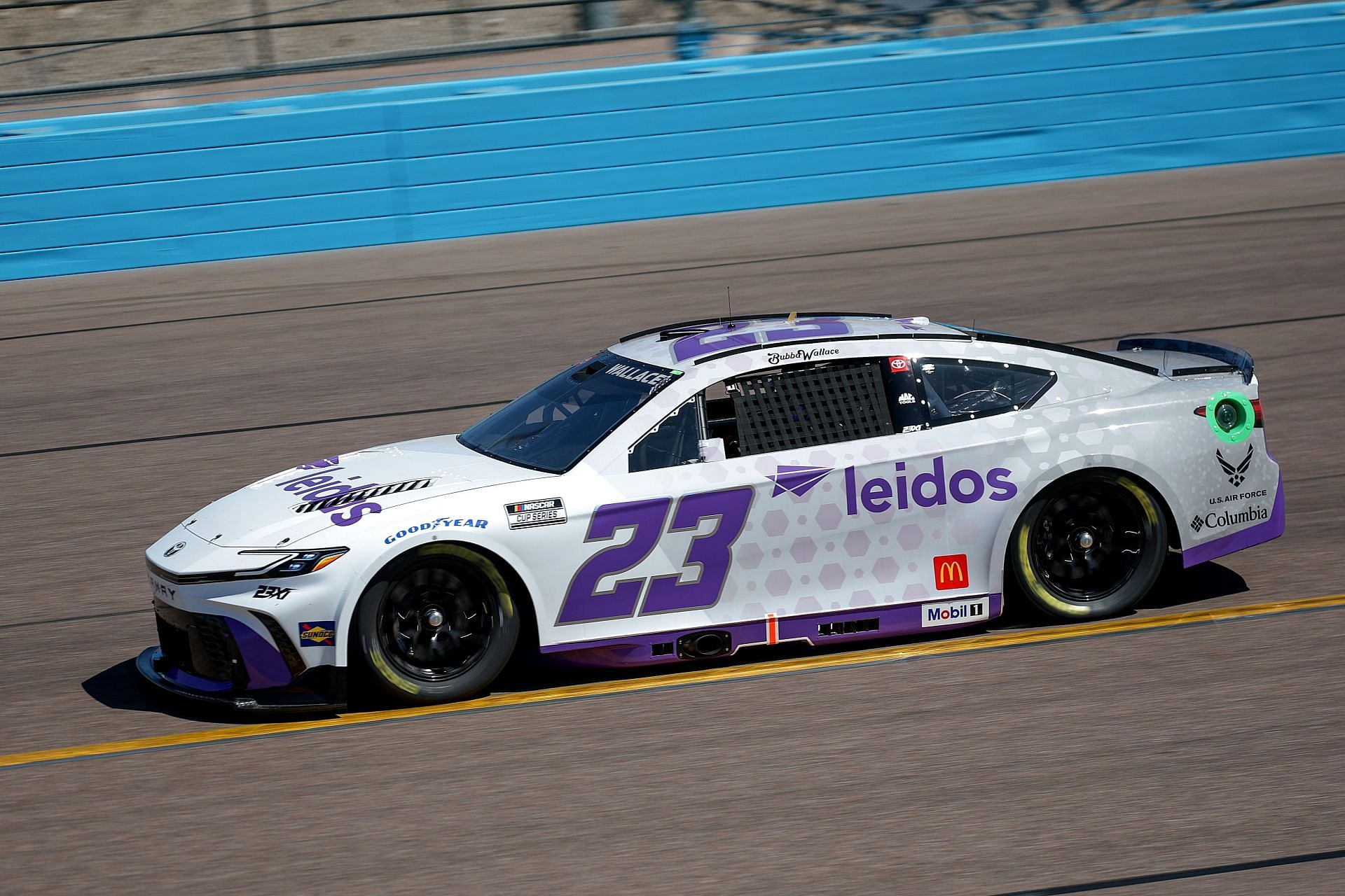 Bubba Wallace at the NASCAR Cup Series Shriners Children&#039;s 500 race - Source: Getty