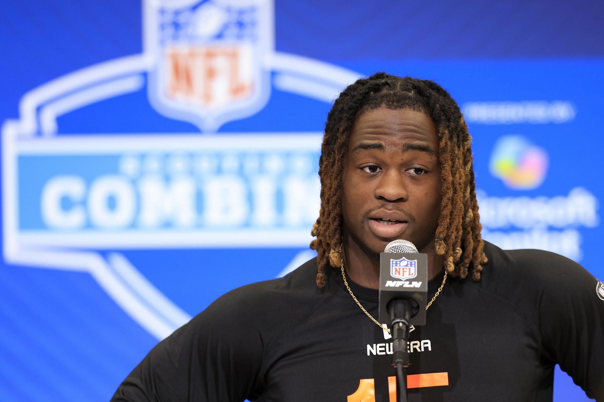 Ashton Jeanty during 2025 NFL Scouting Combine - Source: Getty