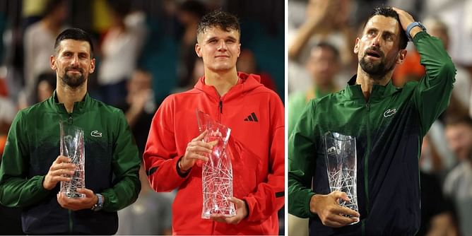 "Hurts me to admit" - Novak Djokovic sends message to champ Jakub Mensik after sad Miami Open heartbreak