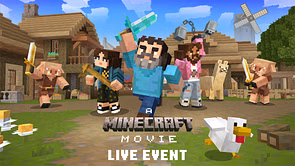 A Minecraft Movie Live Event: How to get all the special collectible items