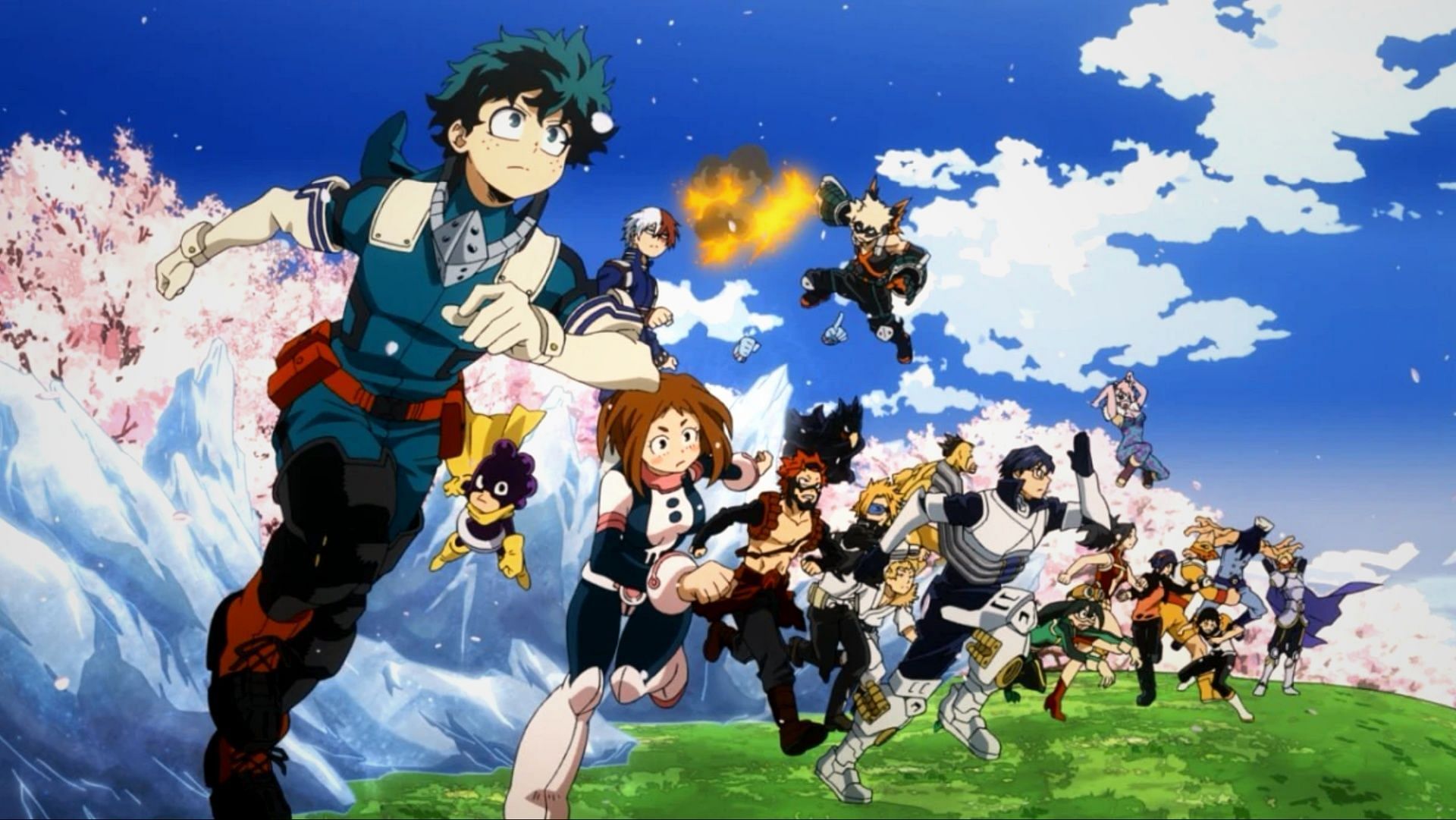 A still from the Bones anime, My Hero Academia (Image via Studio Bones)