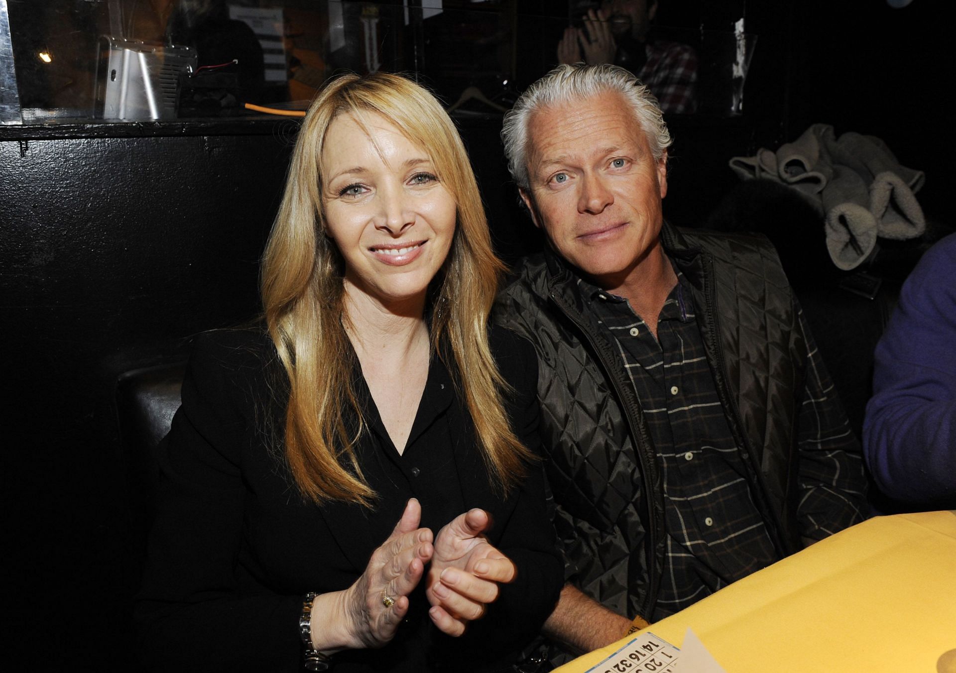 Lisa Kudrow and Michel Stern at Bingo At The Roxy (Image via Getty)