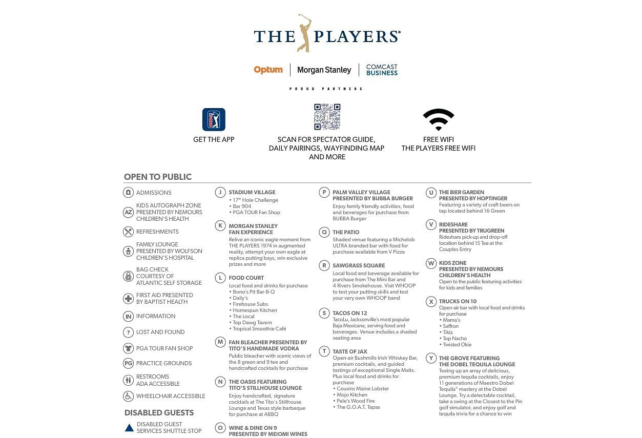 TPC Sawgrass Map &amp; Parking