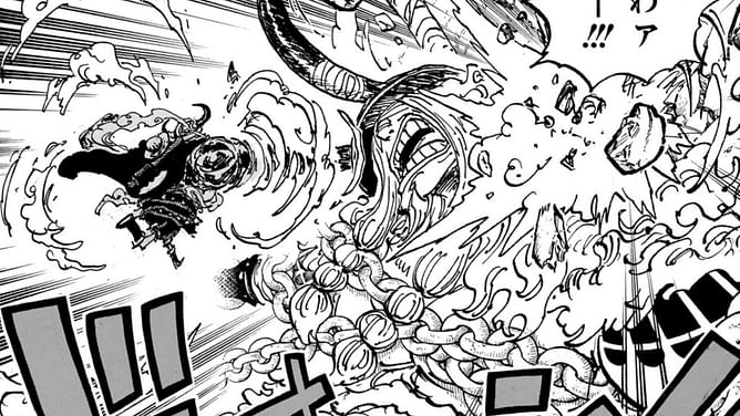 One Piece chapter 1143: Sommers and Killingham's Devil Fruits confirmed as Luffy attacks Loki